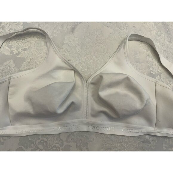 Cacique Bra Size 40DDD Unlined Full Coverage No Wire Comfort - Picture 9 of 10